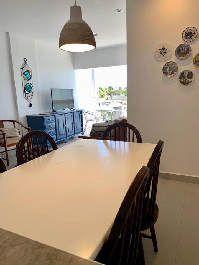 Apartamento Vista Do Mar, Pe Na Areia E Aguas Tranquilas, No Cento De 瓜拉派瑞 外观 照片